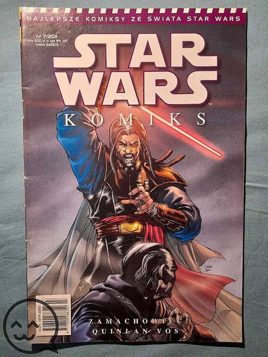Star Wars Komiks 7/2011 Zamachowiec Quinlan Vos