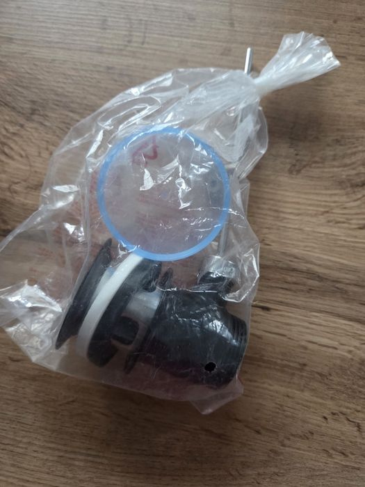 Nowy czarny korek przelewowy do baterii HansGrohe Talis E