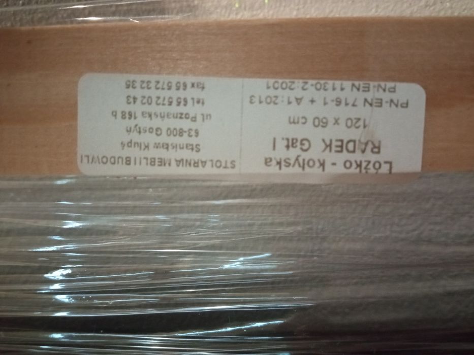 Łóżeczko kołyska+ materac