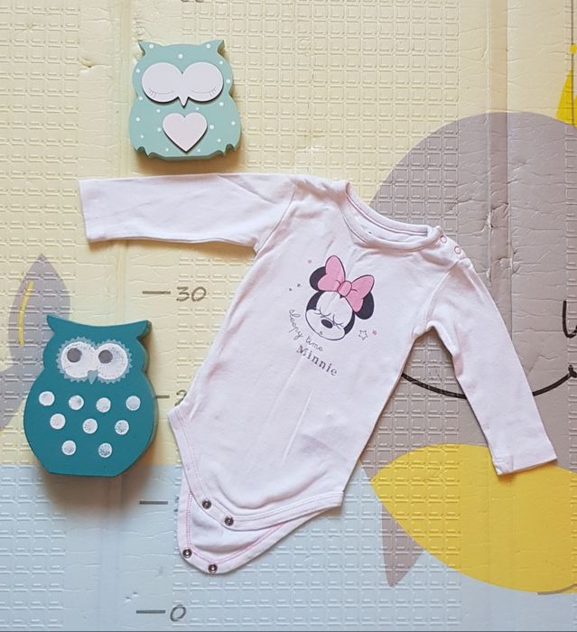 Боді бодік чоловічок футболка Disney Дісней на 4-6 м ромпер сліп