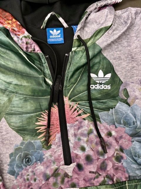 KURTKA, wiatrówka Adidas Originals w kwiaty NOWA  AJ8875 unikat