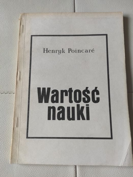Poincare wartość nauki reprint