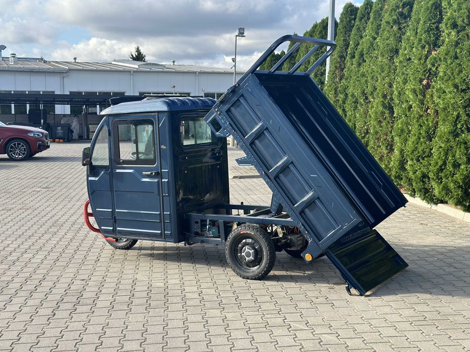 Użytkowy Elektryczny trójkołowiec wozidło z kabiną! BEZ PRAWA JAZDY!