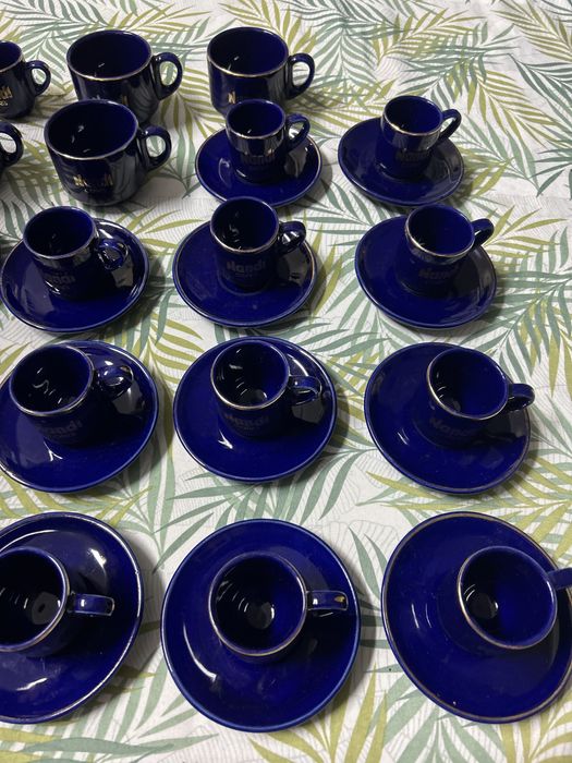 conjunto loiça azul