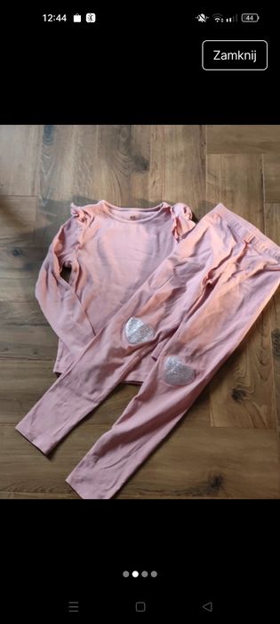 H&M ubranka dla dziewczynki 122/128