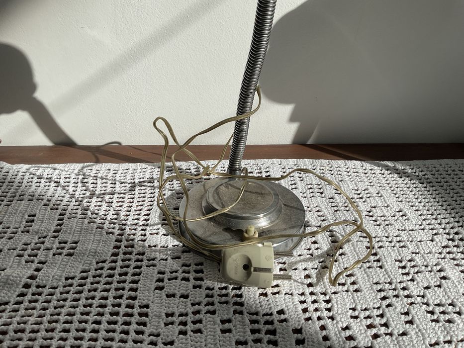 Vintage lamp, silver with lead 45/50+years old