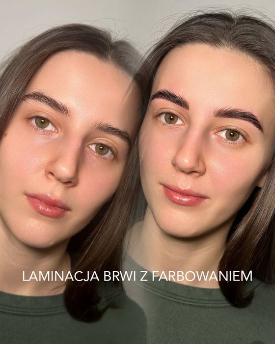 Laminacja brwi rzęs lifting