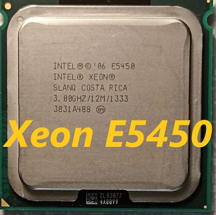 Процессор Intel s775 4 ядра, Quad 8200 9300 Xeon E5430 E5450 X5450, переходник и пропилы есть