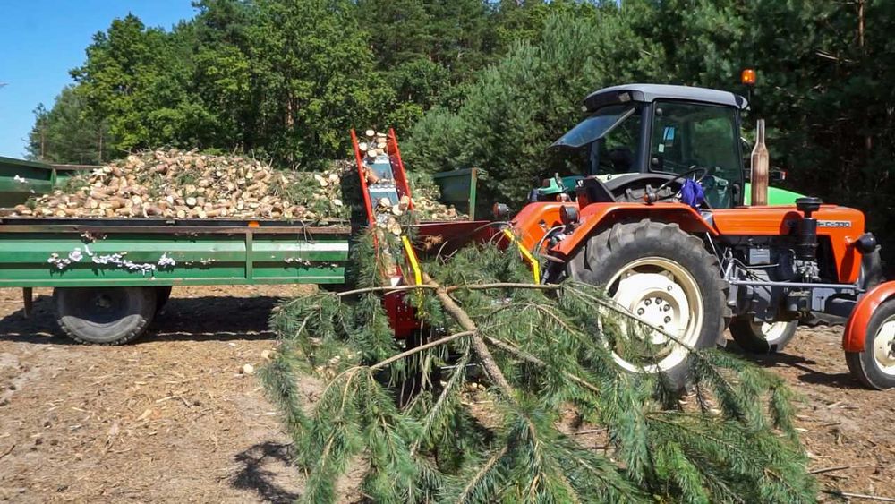 Rębak walcowy do ciągnika R-120 + TAŚMOCIĄG 2,3M Remet