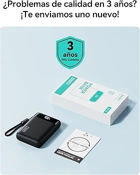 [Novo] Powerbank Super Compacta 20000mAh Super Fast Charge 25W!