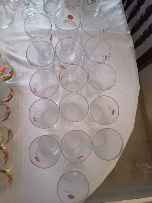 Copos diversos - Sumol, Tagus, 7up