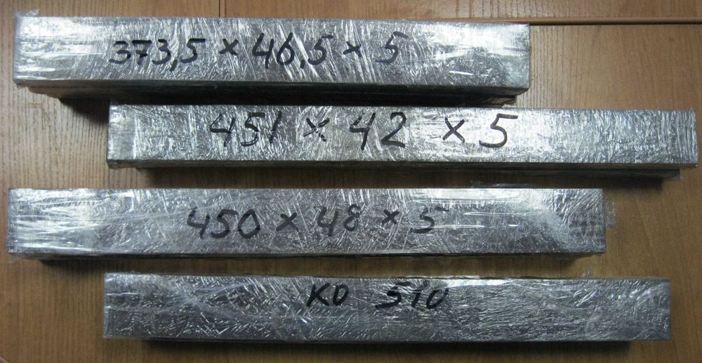 Лопатки текстолітові до компрессору ВР 7/2,2 (450х48х4,8 мм) та інші