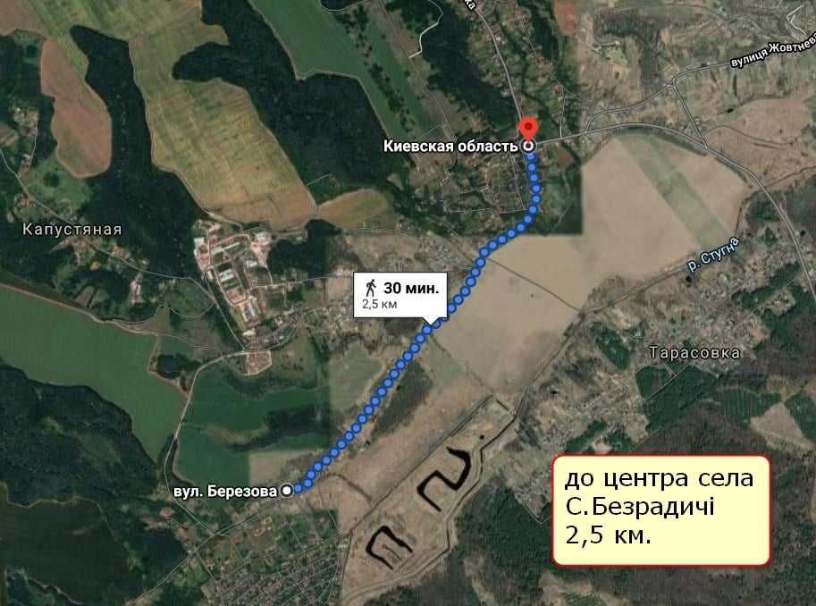 Земельна ділянка мальовниче місце, 33 сот. Ст. Безрадичі БЕЗ КОМІСЇ! - View 4
