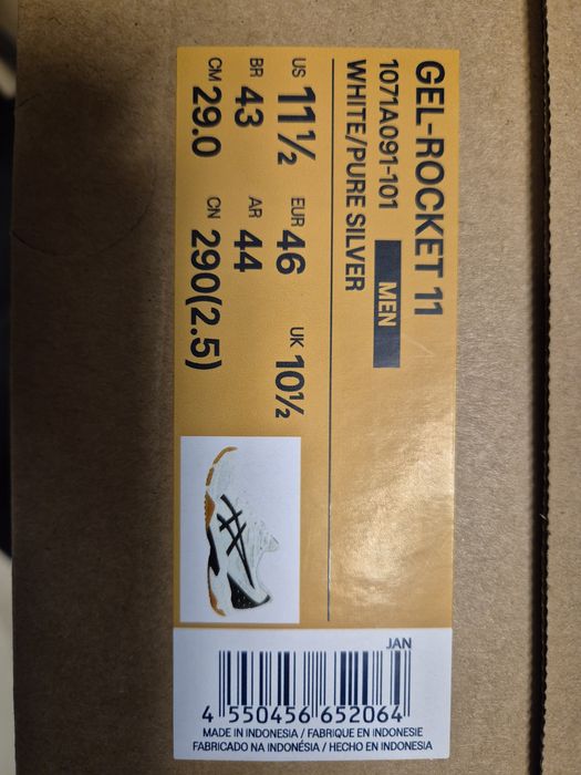 ASICS Gel - Rocket 11 rozmiar 46/29cm hala