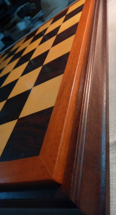 Tabuleiro de Damas pau santo