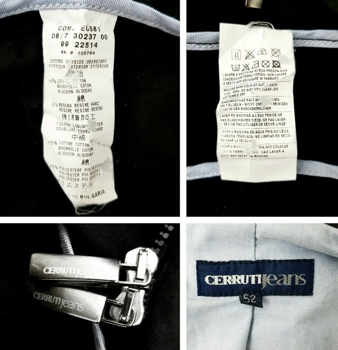 Cerruti Jeans męska kurtka rozmiar 52/L