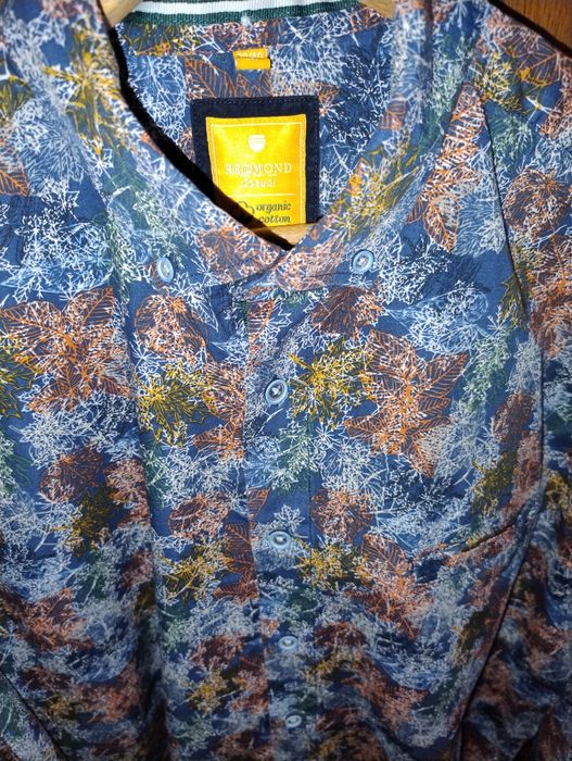 M Redmond koszula casual wzorzysta 100% bawełna organiczna