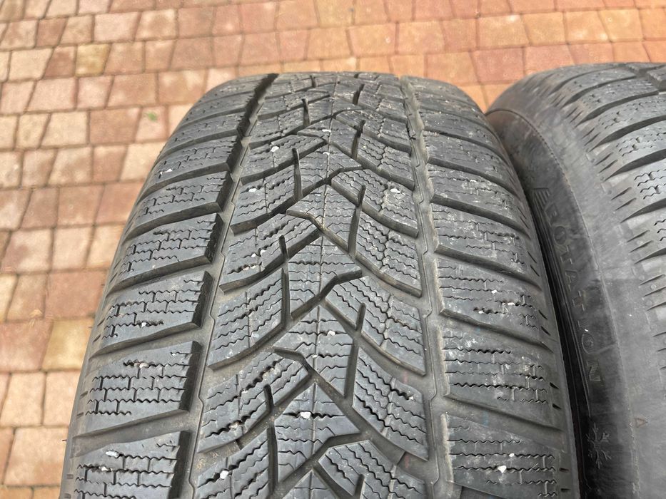 3956. Opony zimowe 225/55/17 Dunlop 8.8mm 2023r cena za 2szt