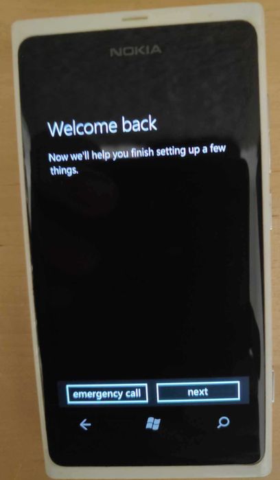 Nokia Lumia 800.