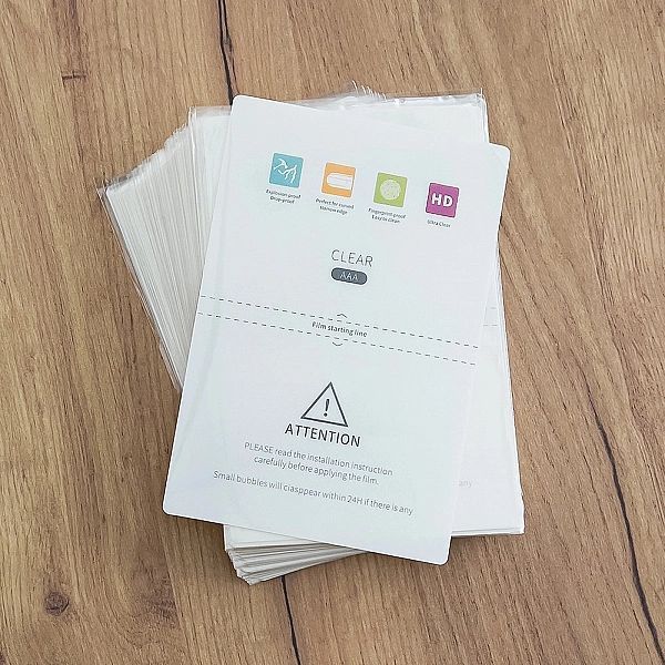 50 szt. Folia Hydrożelowa samoregenerująca do wycinania ploterem (18cm