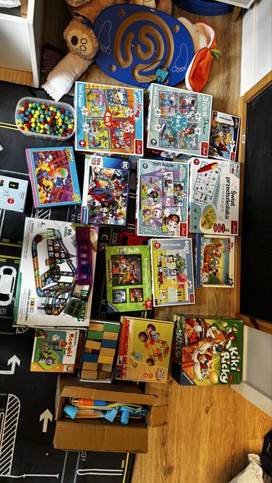 Sprzedam gry planszowe i puzzle widoczne na zdjęciu!