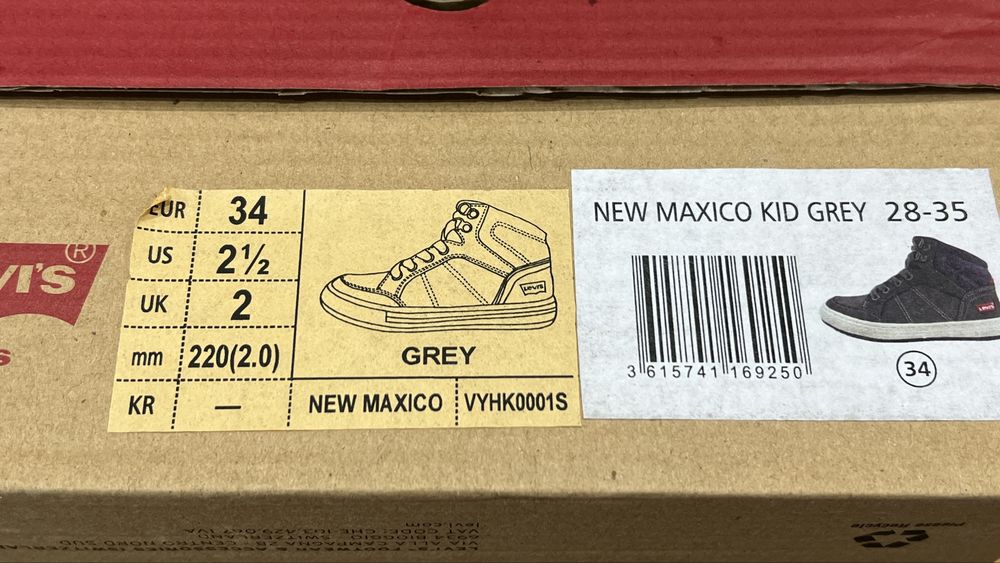 Botas Levi´s Criança, 28, novas em caixa
