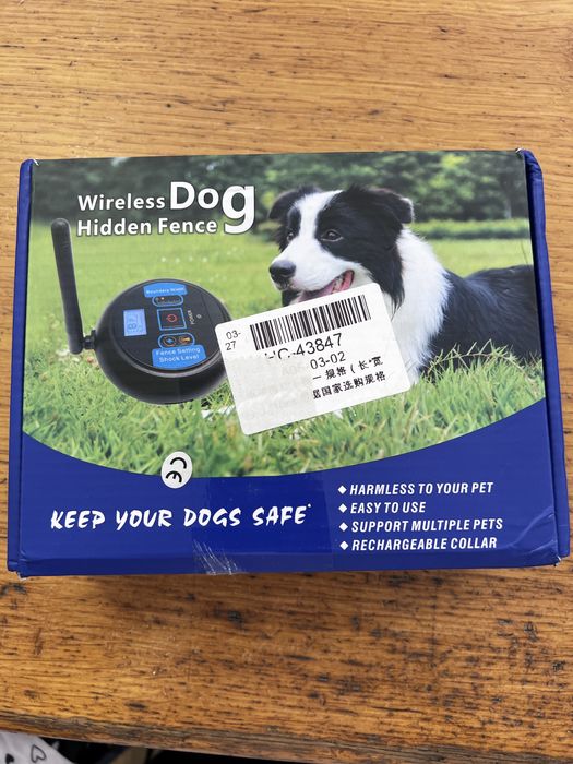 Cerca invisível wireless sem fios para cães - NOVO