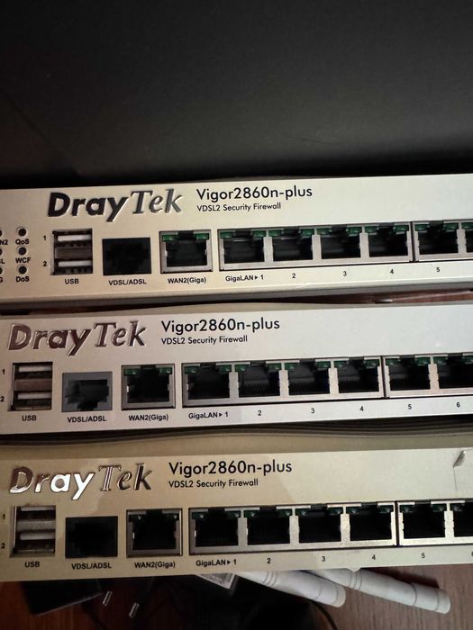 Routers Draytek Vigor 2860n-plus ( 3 unidades )