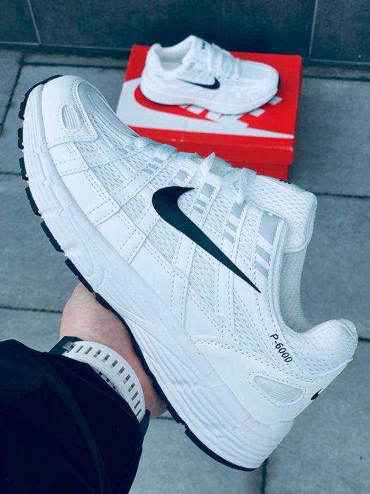Кросівки Nike P-6000 шкіряні на літо • легкі якісні кросовки найк 6000