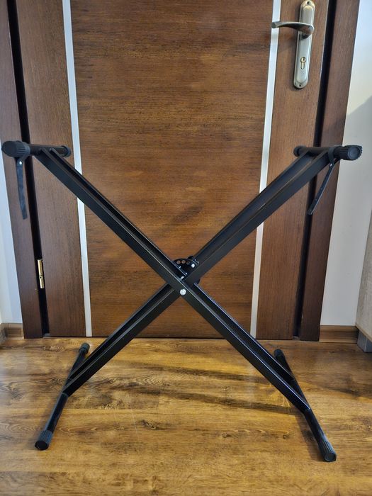 Statyw stojak podwójny do keyboarda