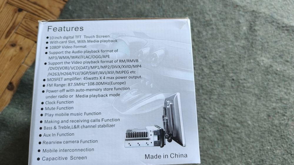 Radio multimédia para carro