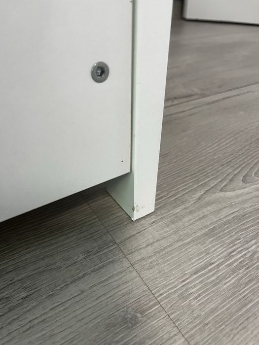 Łóżeczko dzieciecięce 120x60 białe z materacem