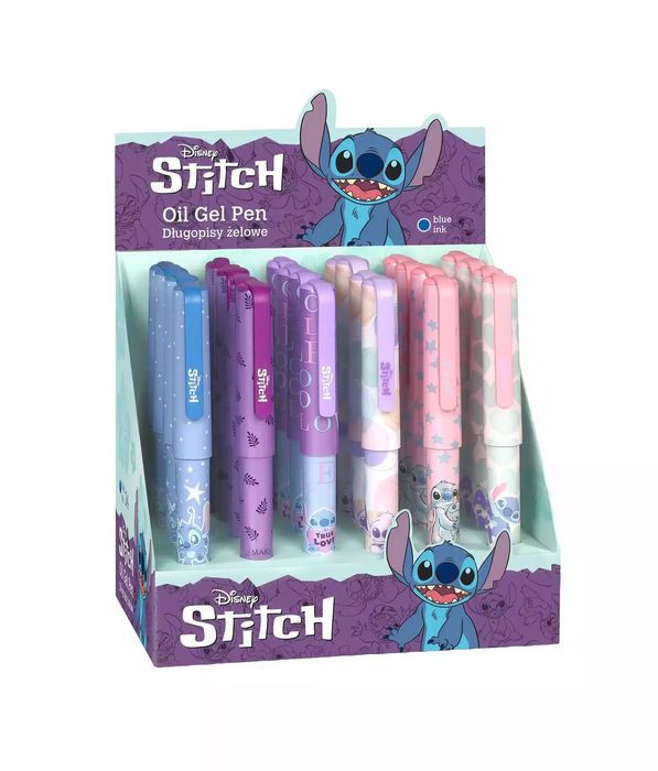 Display Długopis żelowy Stitch Disney Fashion 24szt.. Patio. Nowy Produkt