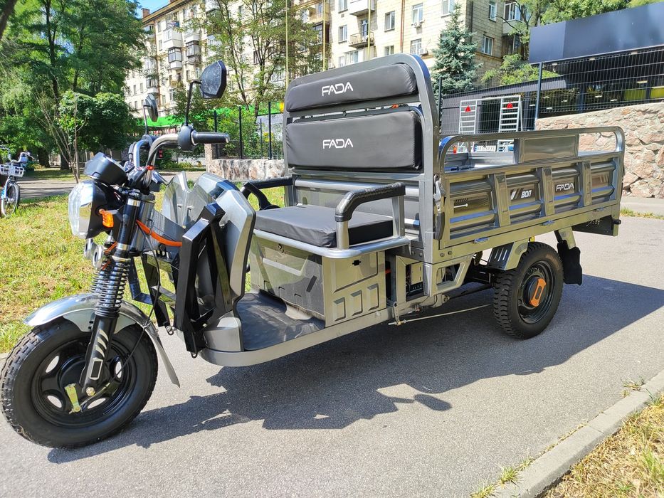 Електротрицикл вантажний  FADA ВІЛ,Фада ВОЛ  1000W    Доставка!Сервіс