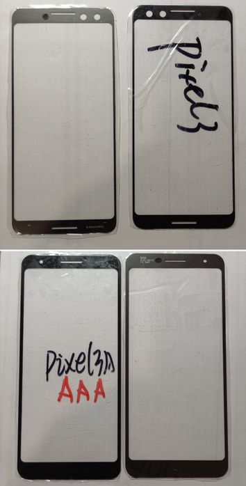 Стекло для переклейки, ремонта Google pixel без оса пленки.Не защитное