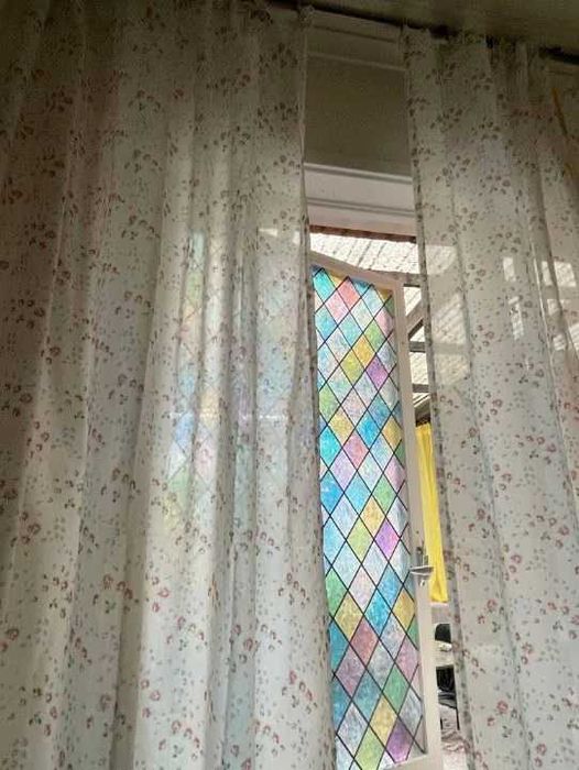 Zasłony na troczkach Ikea Emmie Knopp 145x250