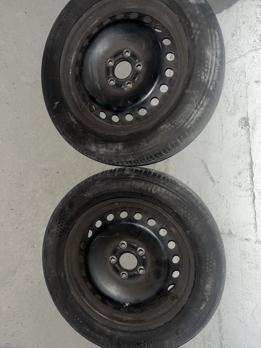 Felgi stalowe ford 5x108, opony letnie x4