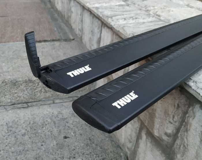 БУ Багажник палки Thule Wingbar Edge Evo Aerobar Squarebar 108 118 127 135 150 см сталеві алюмінієві каплевидні нові вживані установка прокат обмін