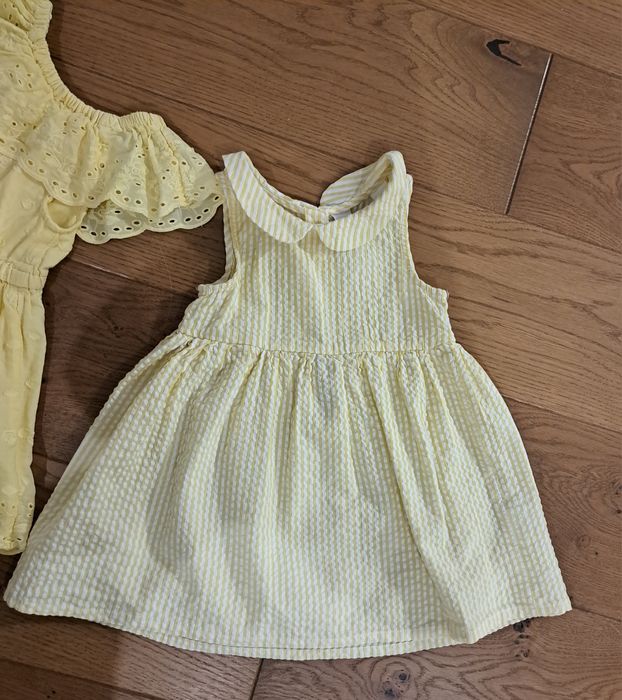 Żółte sukienki dziewczęce r.86-92cm