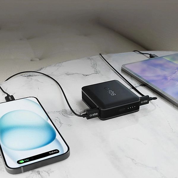 Powerbank SBS TEBB10000HDPD20K 10000 mAh z Power Delivery - czarny