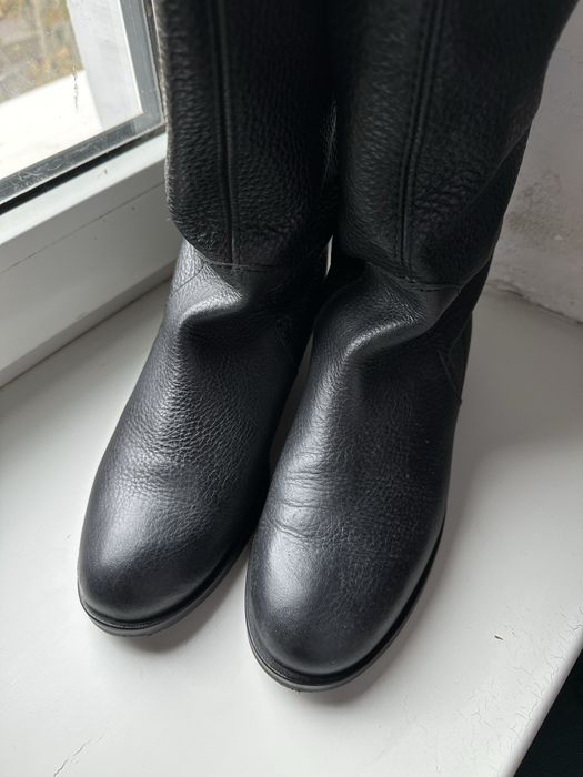 Продам кожаные сапоги made in Italy