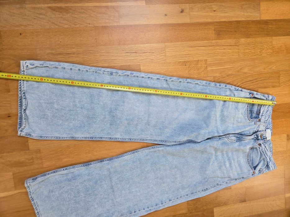 Jeansy H&M 36 szerokie nogawki