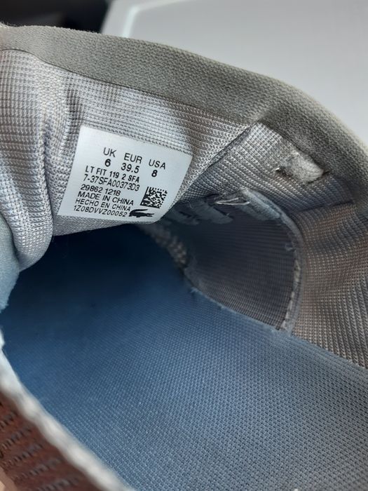 Ténis Lacoste, tam. 39.5, unisexo.