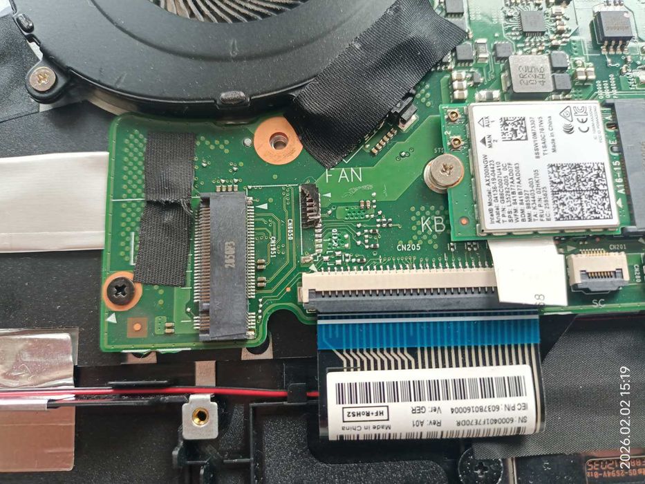 Toshiba L50-G-11H мат плата i5-10210U 6050A3128301 топкейс + клав + навесное