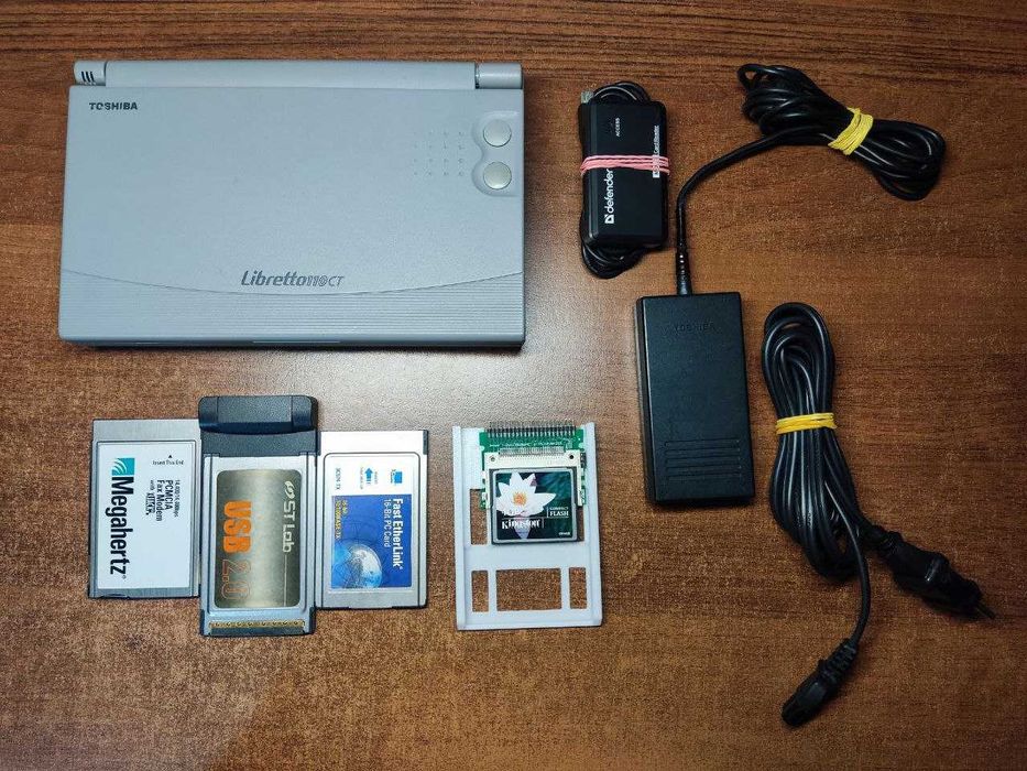 Toshiba Libretto 110CT 1998 року Windows 98