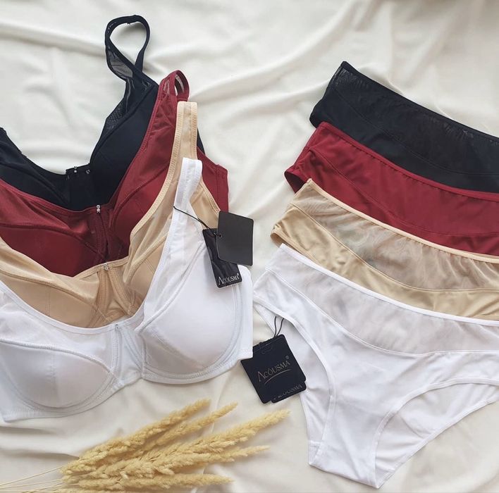 Базові класичні трусики сліп з сіточкою Acousma