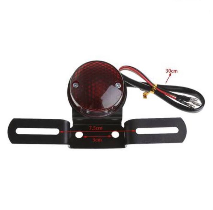 Farolim LED traseiro novo para moto cafe racer