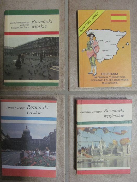 rozmówki: włoskie, czeskie, węgierskie, hiszpańskie