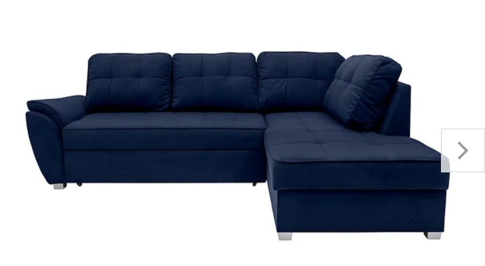 Narożnik Black Red white z funkcją spania