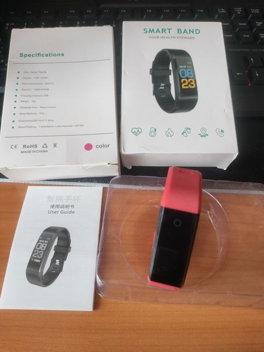 SMART BAND фітнес-браслет 

Смарт браслет із тонометром 115 plus чорни